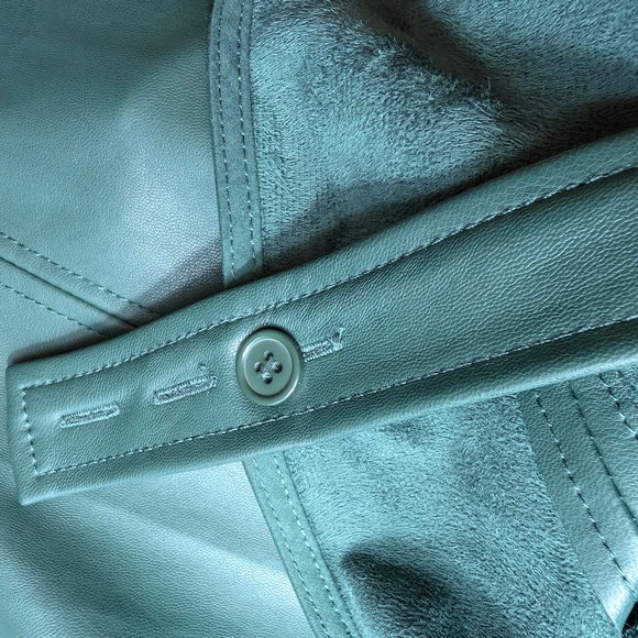 Pre-owned Anthropologie Teal Jumpsuit with Belt - Picture 11 of 14